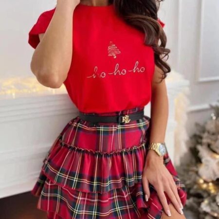 PLAID SKIRT