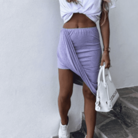 ASYMMETRICAL SKIRT