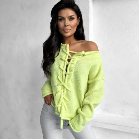 SWETER WIĄZANY LEMONADE