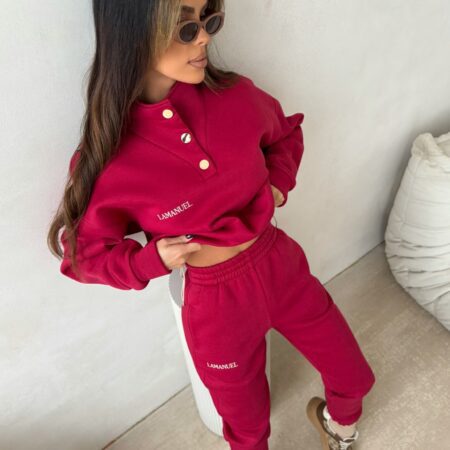 Komplet PLUSH bordo