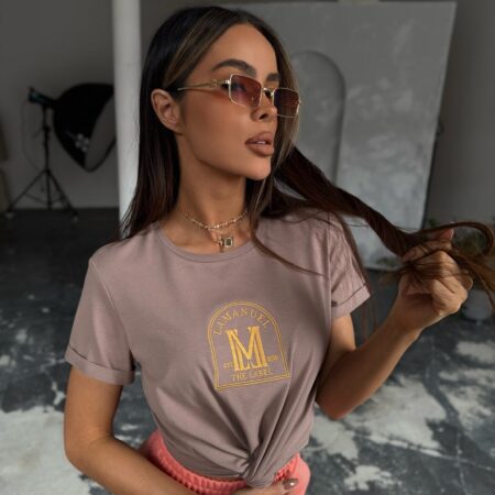 Tshirt AURA latte