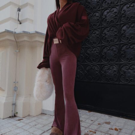 Legginsy BLESSED bordo