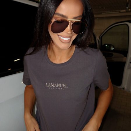 Tshirt SASSY grafit