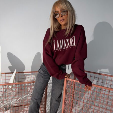 Bluza CREATIVE bordo