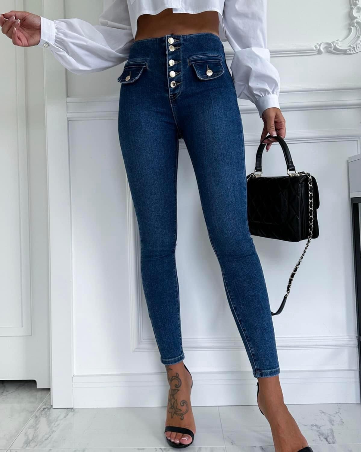 DENIM HIGH RISE