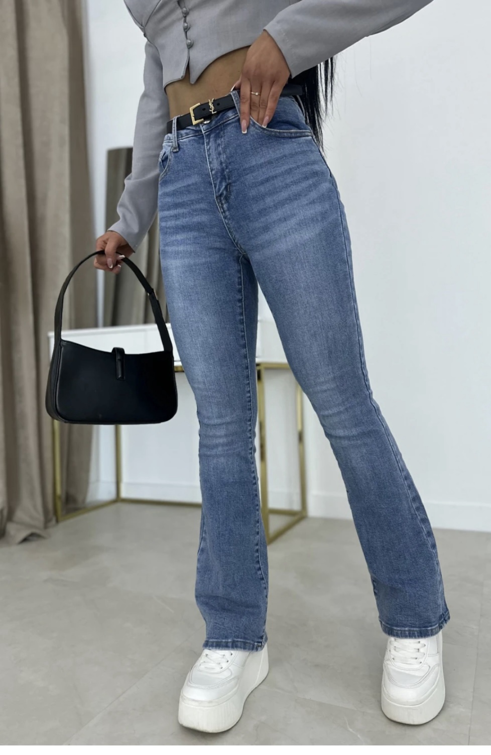 JEANSY RETRO VIBE DZWONY