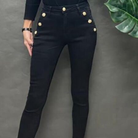 **BLACK VRSCE - JEANSY High-Waisted Elegance**