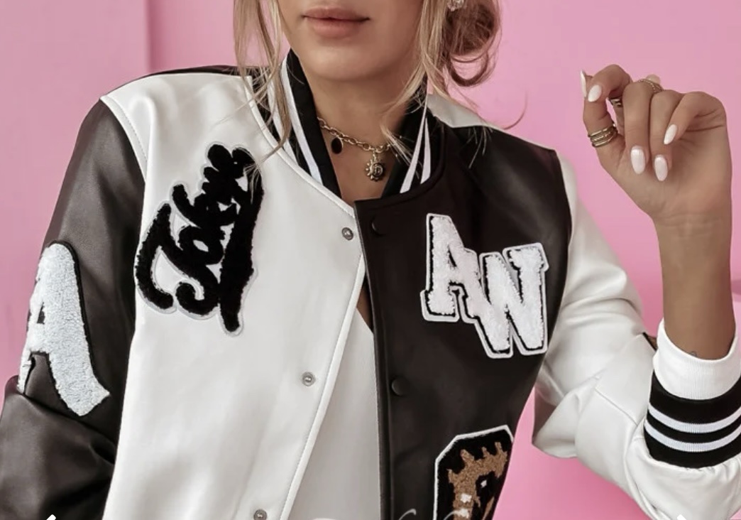 🔥 TRENDY KURTKA BASEBALLOWA W STYLU SKÓRY - IDEALNE UZUPEŁNIENIE TWOJEJ STYLIZACJI! 💫 - Image 2