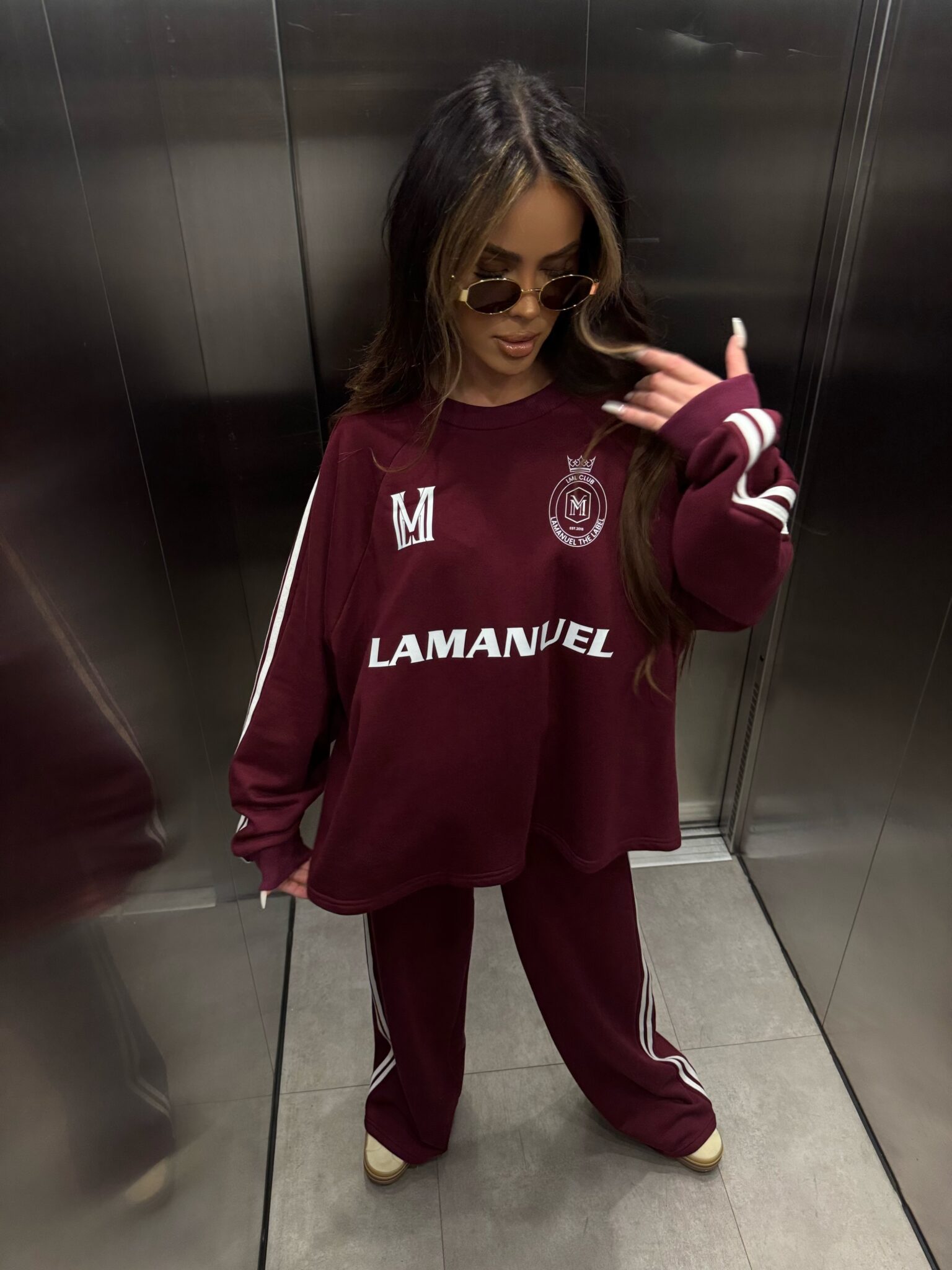 Komplet CLUB bordo