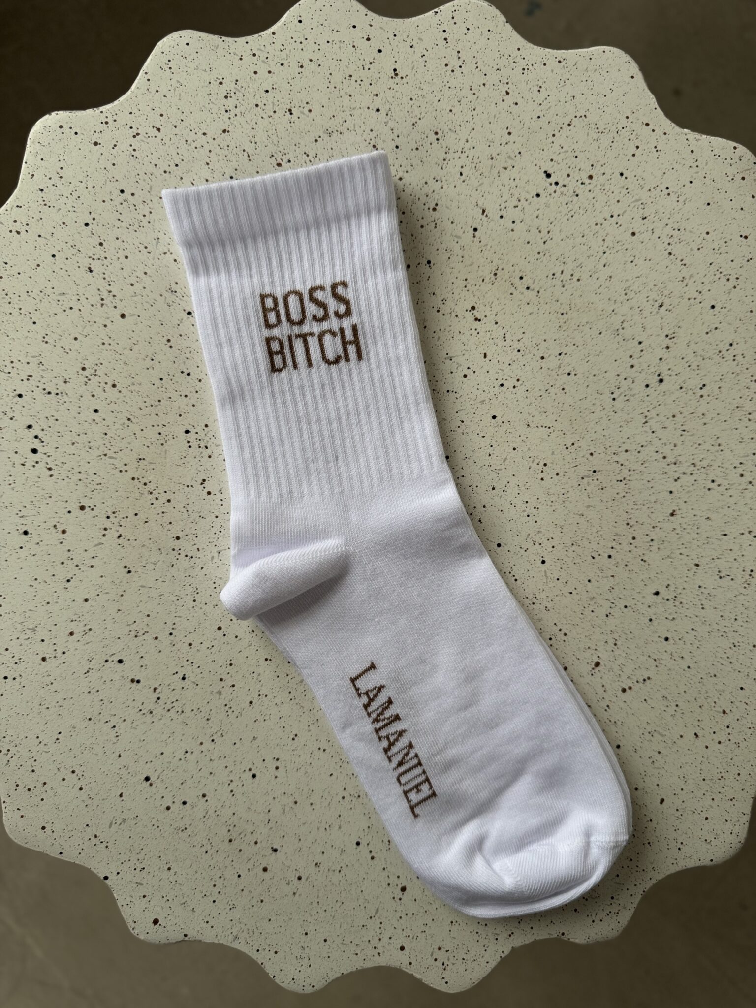 Skarpety BOSS beż