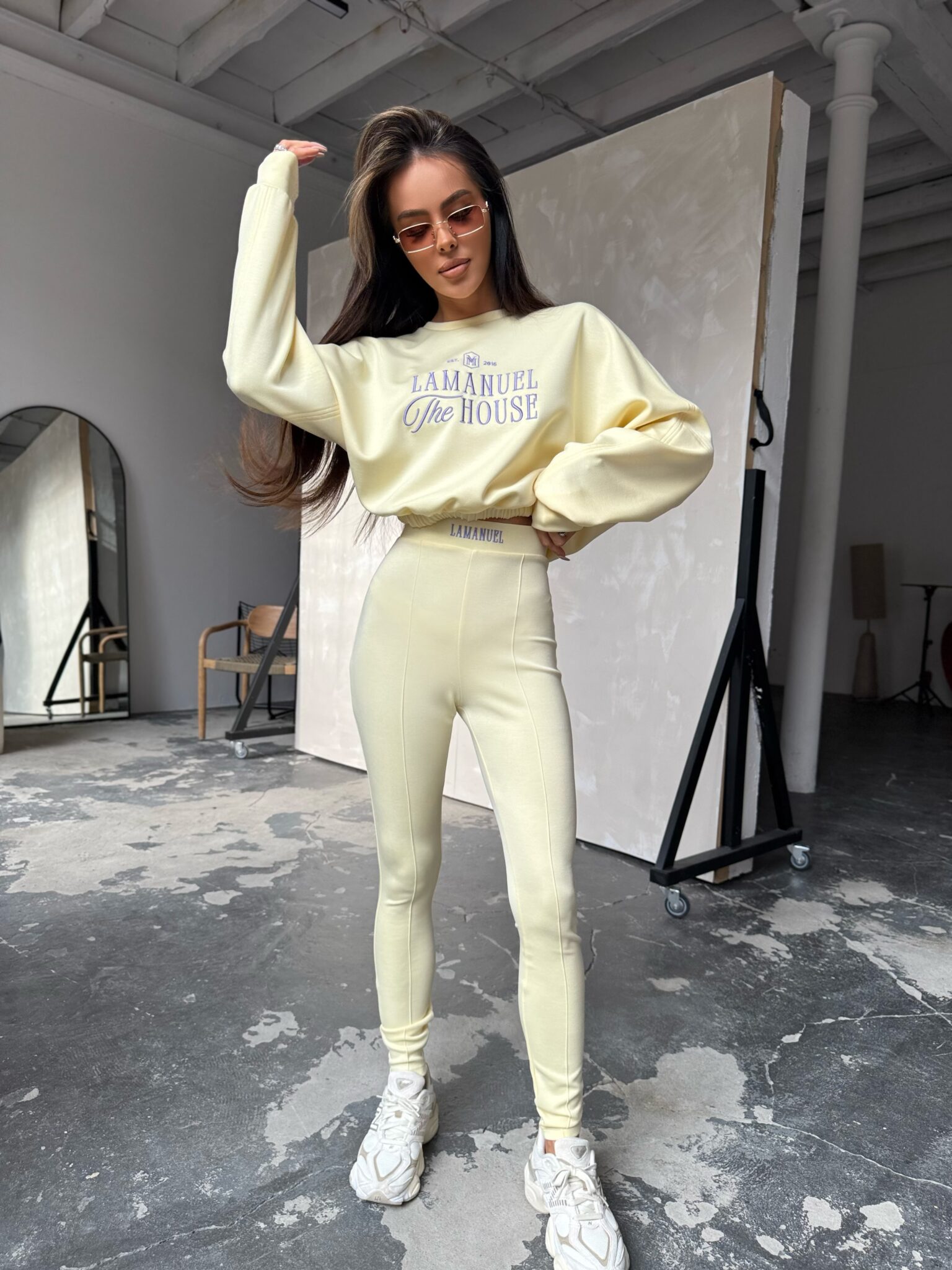 Legginsy BREEZY żółte