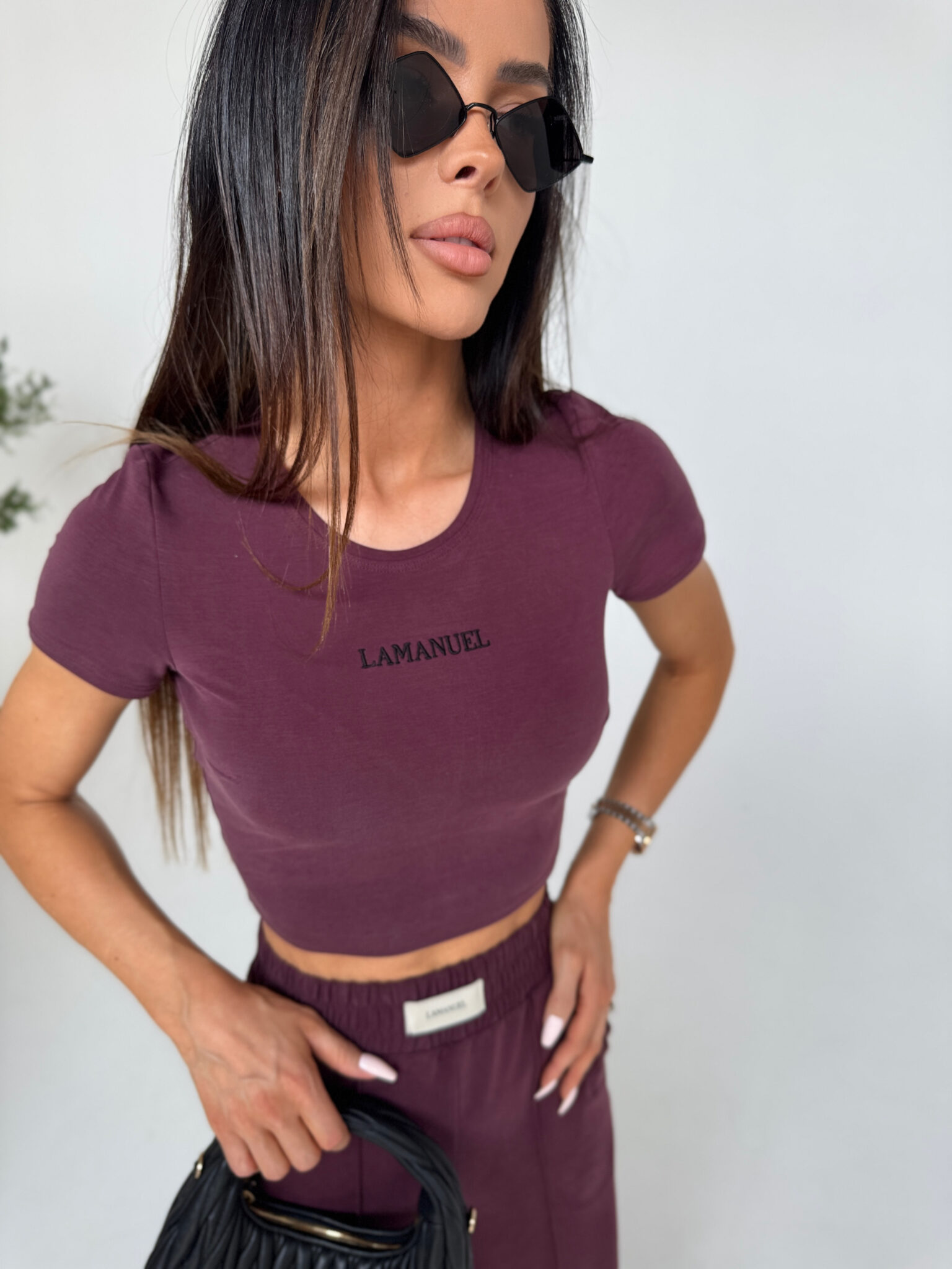 Top PRIVATE bordo