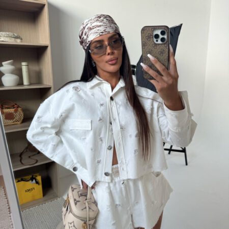 Kurtka DENIM ecru