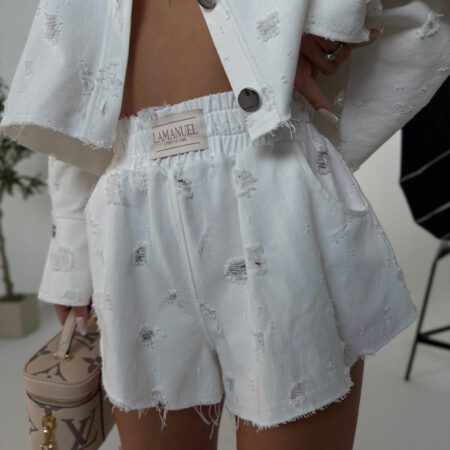 Spodenki DENIM ecru