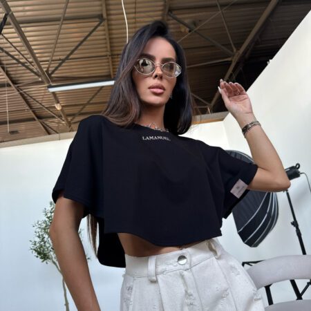 Tshirt ANGEL czarny