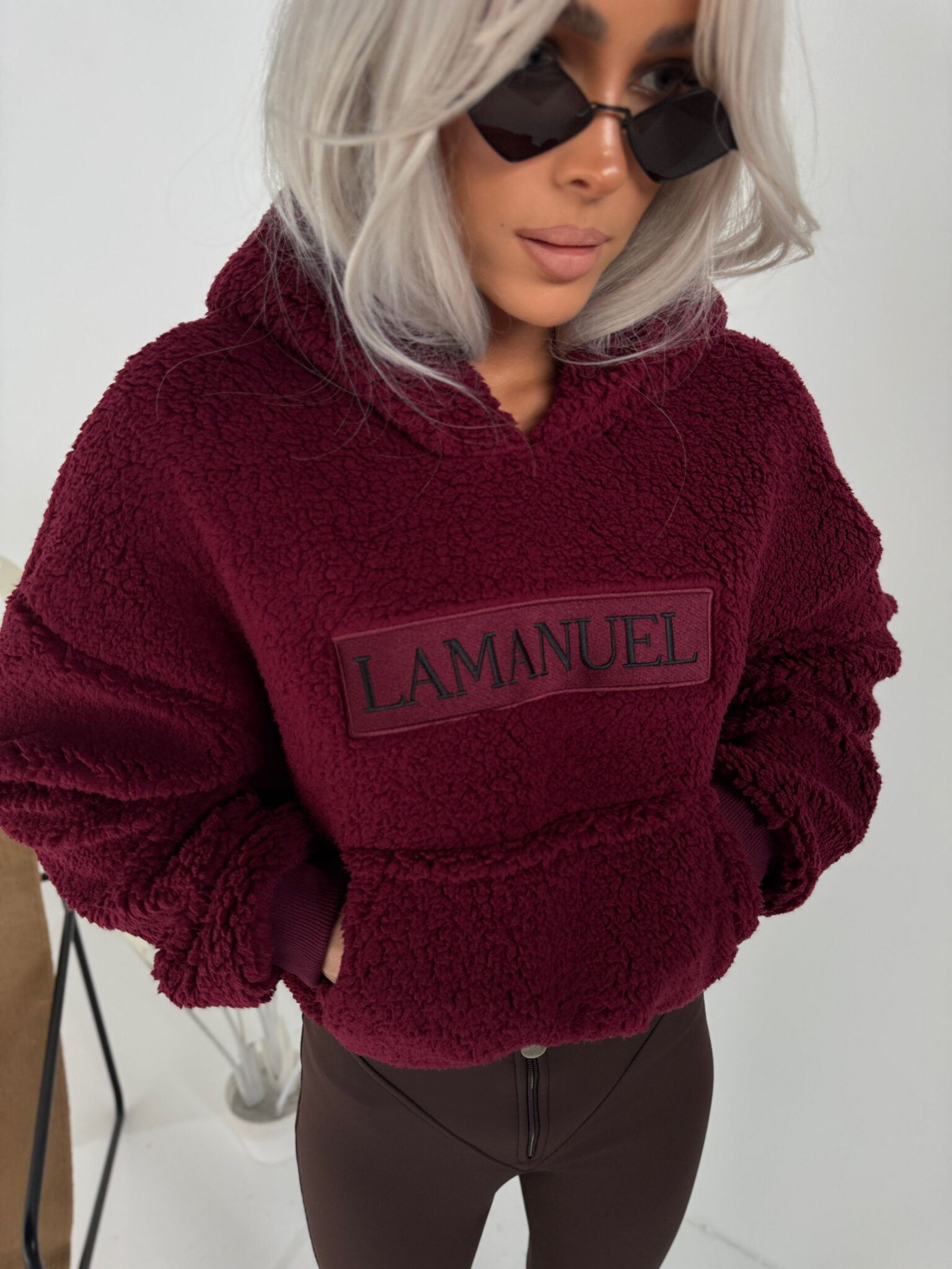 Bluza PUFFY bordo