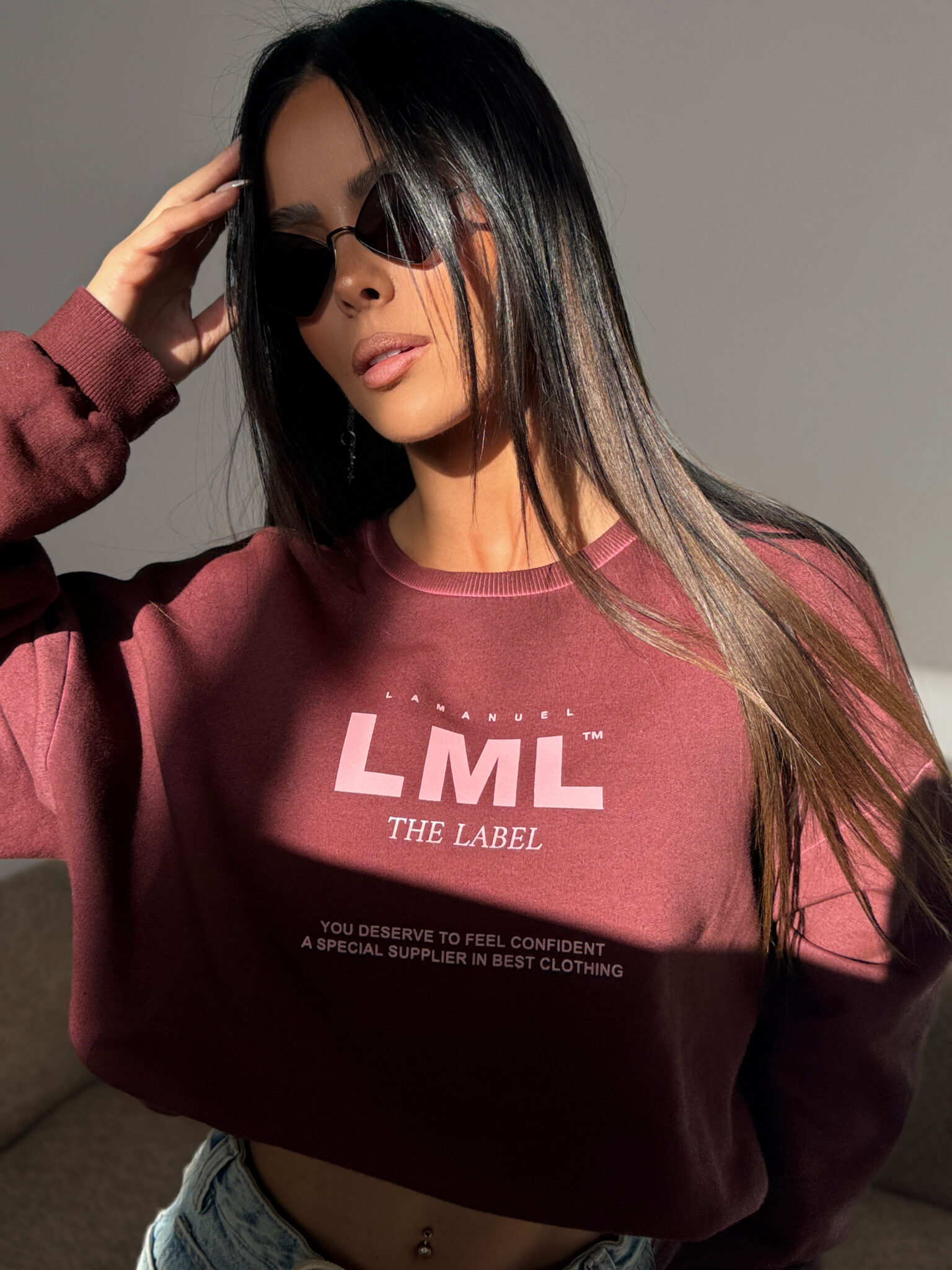 Bluza MIDNIGHT bordo