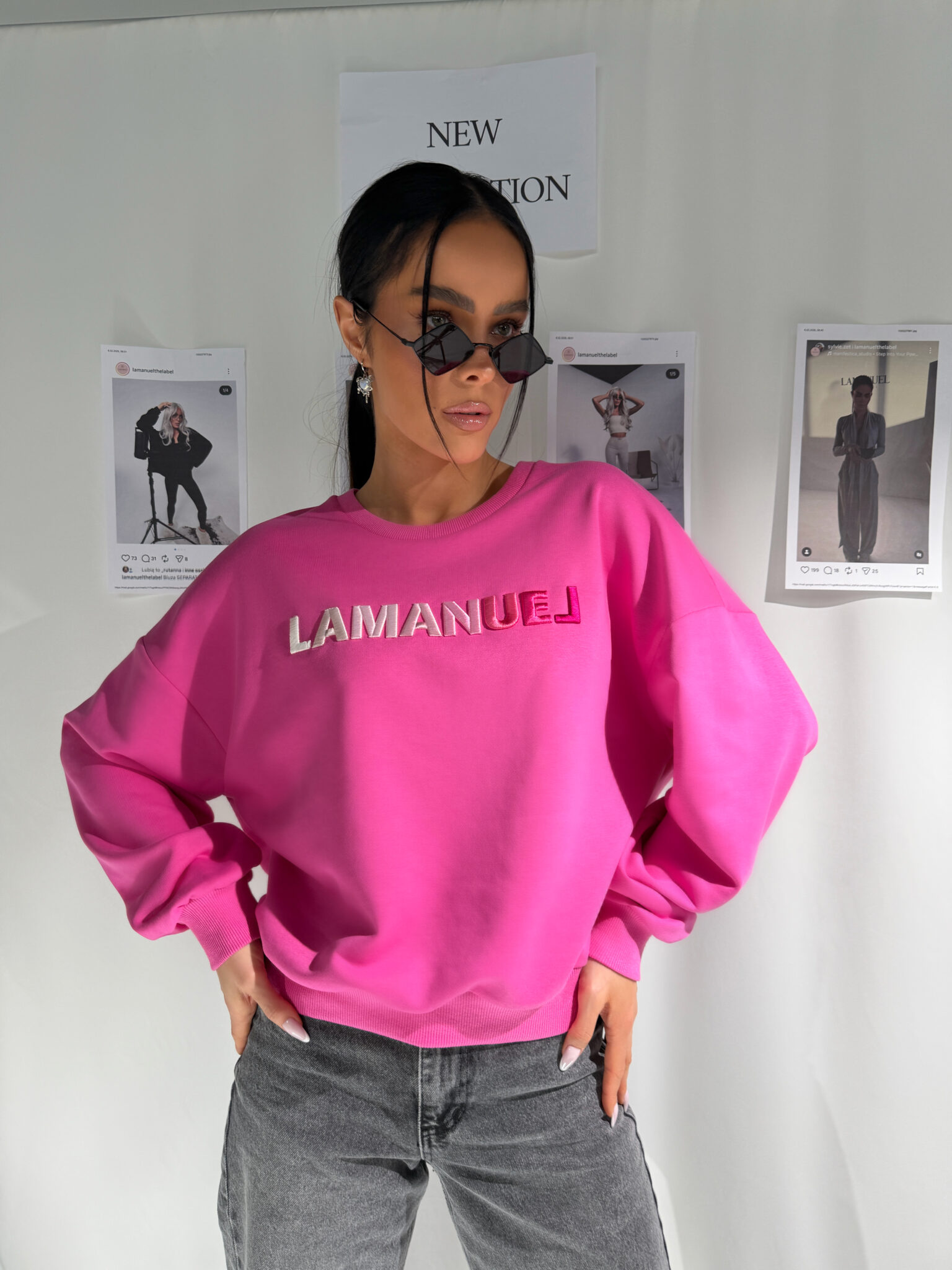 Bluza OMBRE fuksja