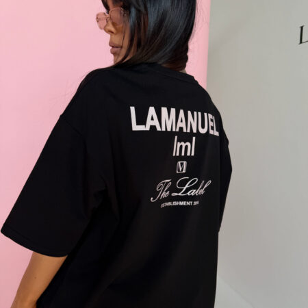Tshirt LABEL czarny
