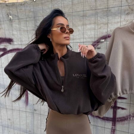 Bluza STAY WARM czekolada