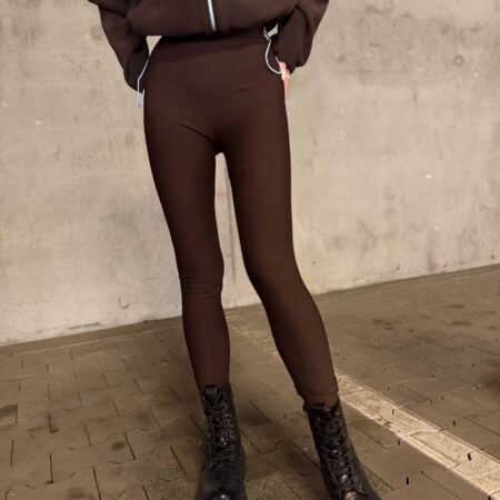 Legginsy FLEX czekolada
