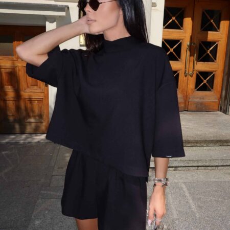 Top ELEGANZA czarny