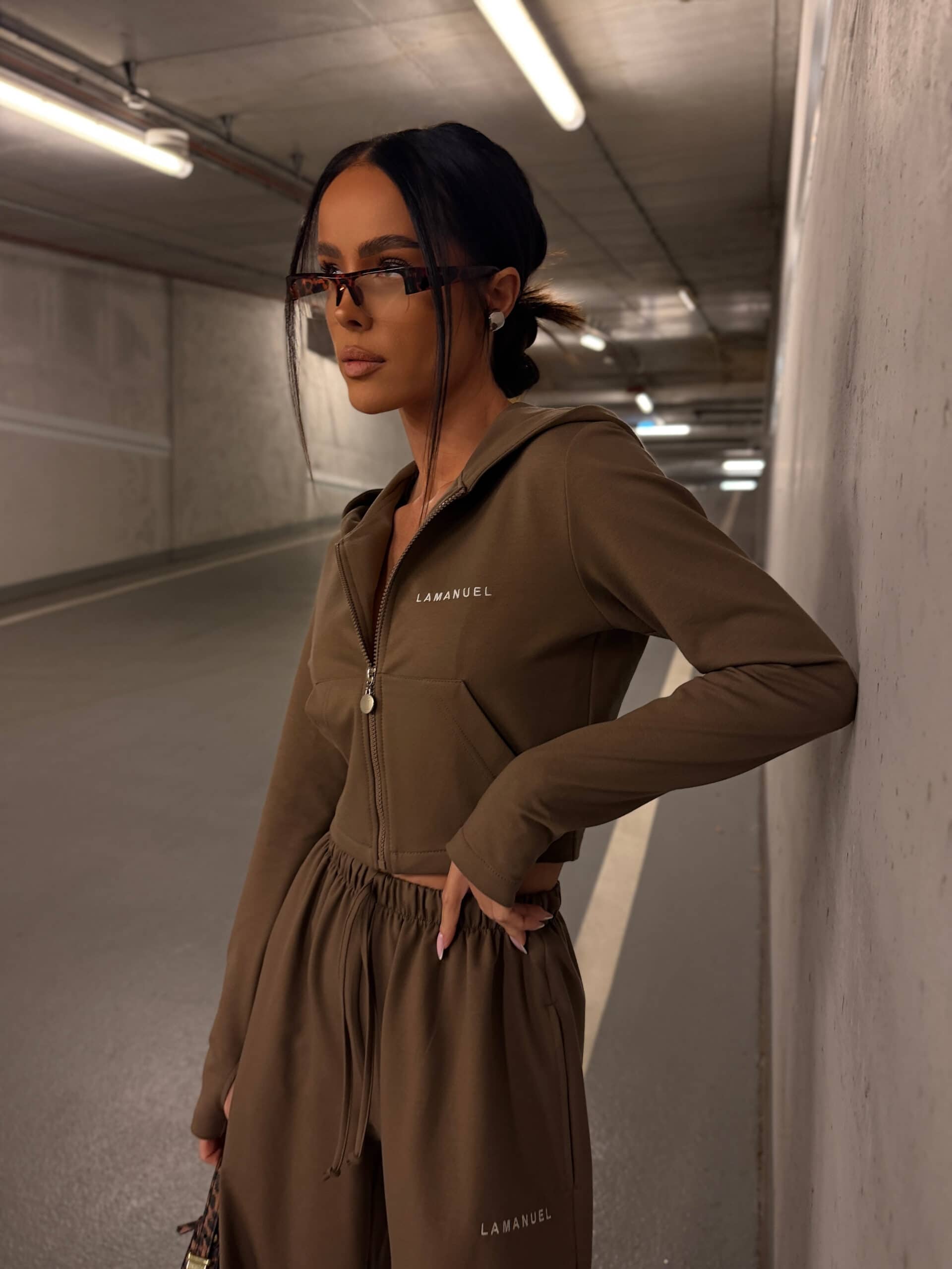 Bluza REBEL czekolada