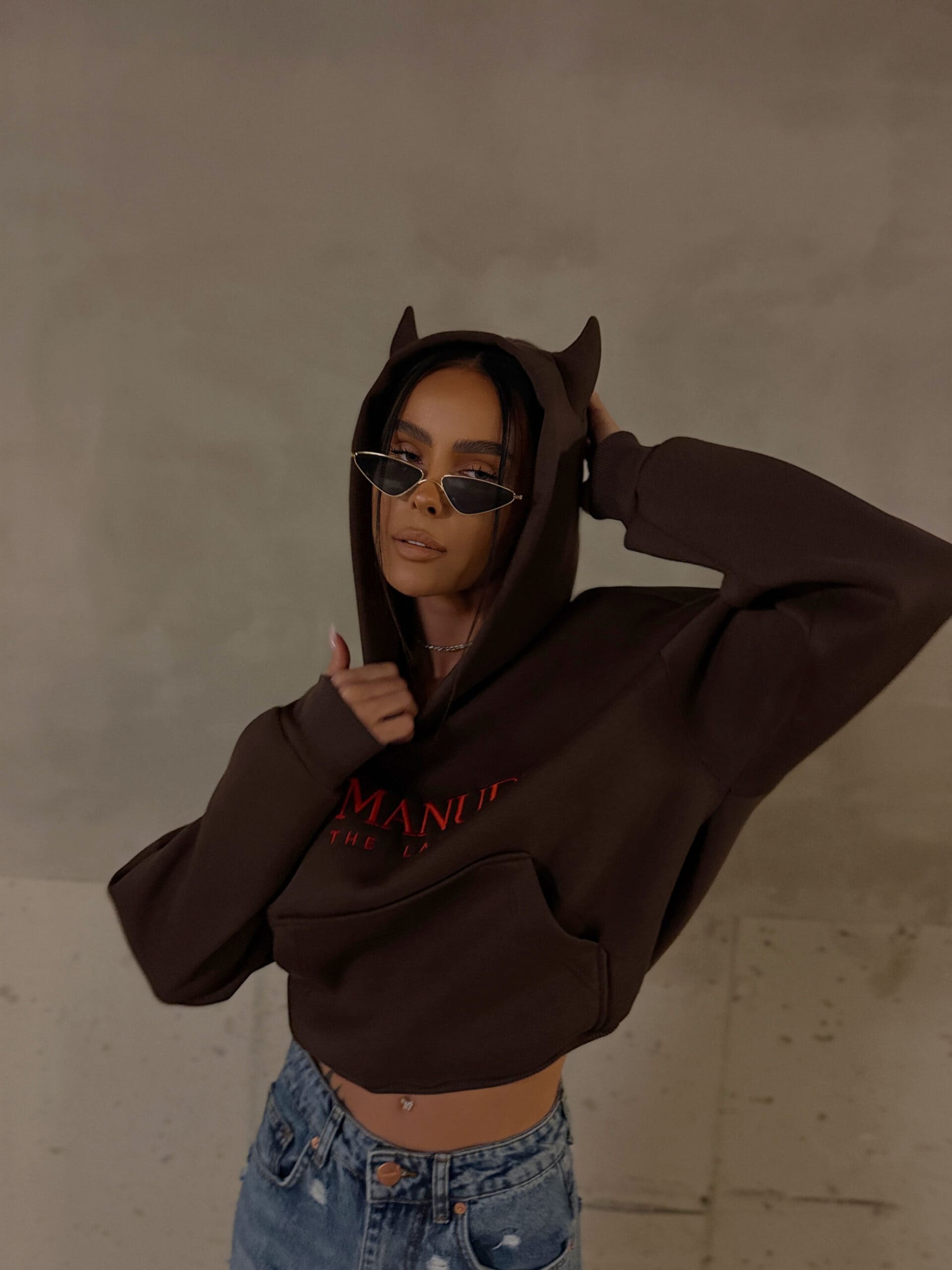 Bluza DEVIL czekolada